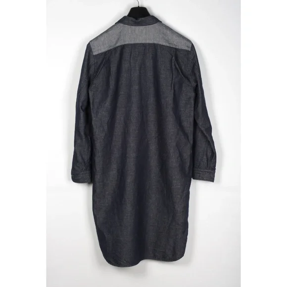 GAP Denim 2 Tones Tunic Dress Size L - Picture 3 of 5